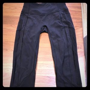 Lululemon All the Right Places Crop Size 8 Black